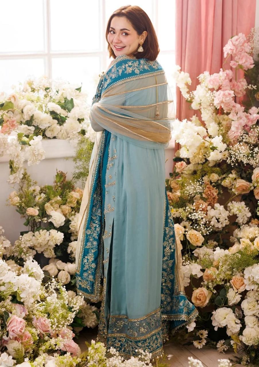 Charizma Adda Work Embroidered Chiffon 3-Piece Suit with Net Dupatta