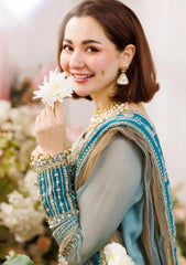 Charizma Adda Work Embroidered Chiffon 3-Piece Suit with Net Dupatta