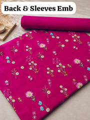 Indian Boty Embroidered Dhanak 2PC Unstitched Suit – Special Deal Collection emb-8347