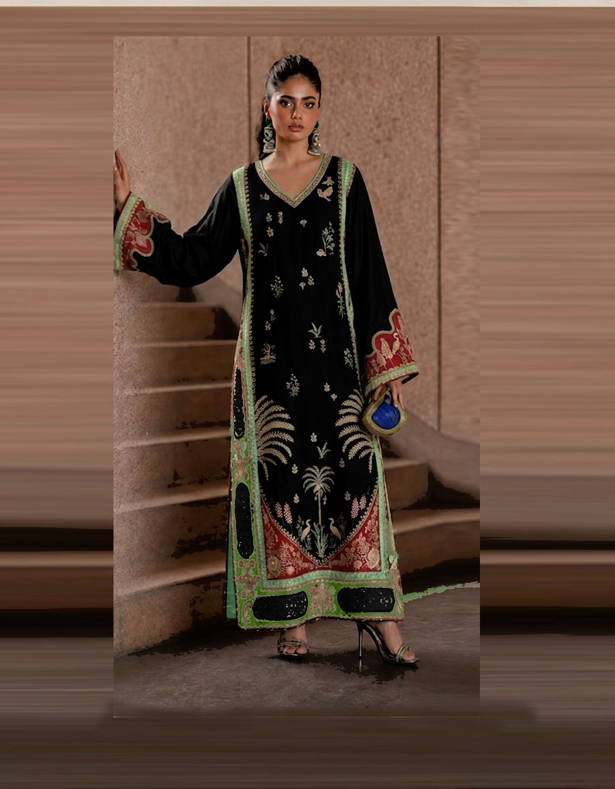👑 Ethnic Luxury Silk 2026: Heavy Embroidered 3-Piece Ensemble! ✨