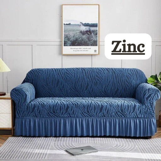 Premium Turkish Style Zebra Stretchable Waterproof Sofa Cover