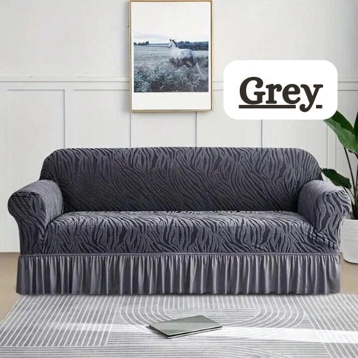 Premium Turkish Style Zebra Stretchable Waterproof Sofa Cover