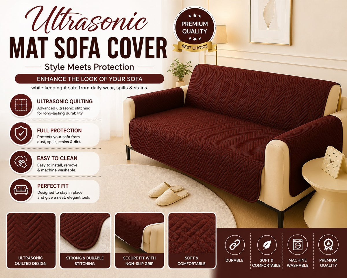 Premium Foam Sofa Cover – Soft, Stretchable & Washable