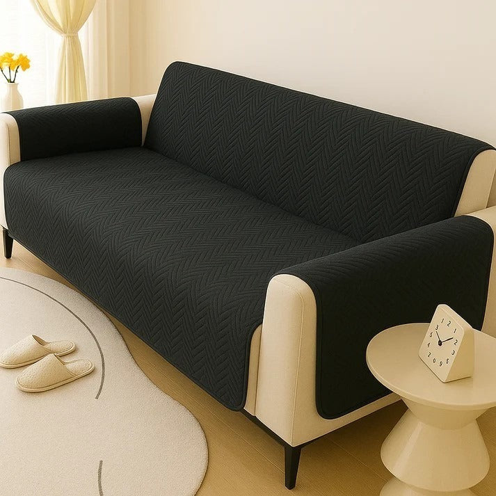 Ultrasonic Microfiber Mat Sofa Cover – Soft, Washable & Protective