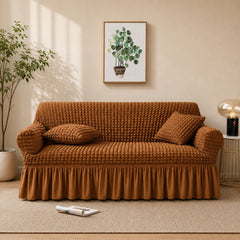 Premium Stretch Bubble Sofa Cover – Soft, Stylish & Protective