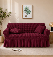 Premium Stretch Bubble Sofa Cover – Soft, Stylish & Protective