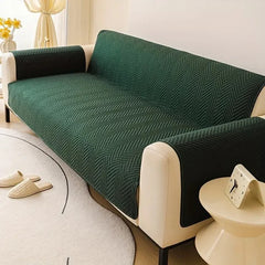 Ultrasonic Microfiber Mat Sofa Cover – Soft, Washable & Protective