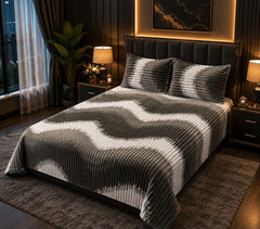 Luxury Plush Mink Velvet Bedsheet Set – Premium Soft & Warm Winter Bedding