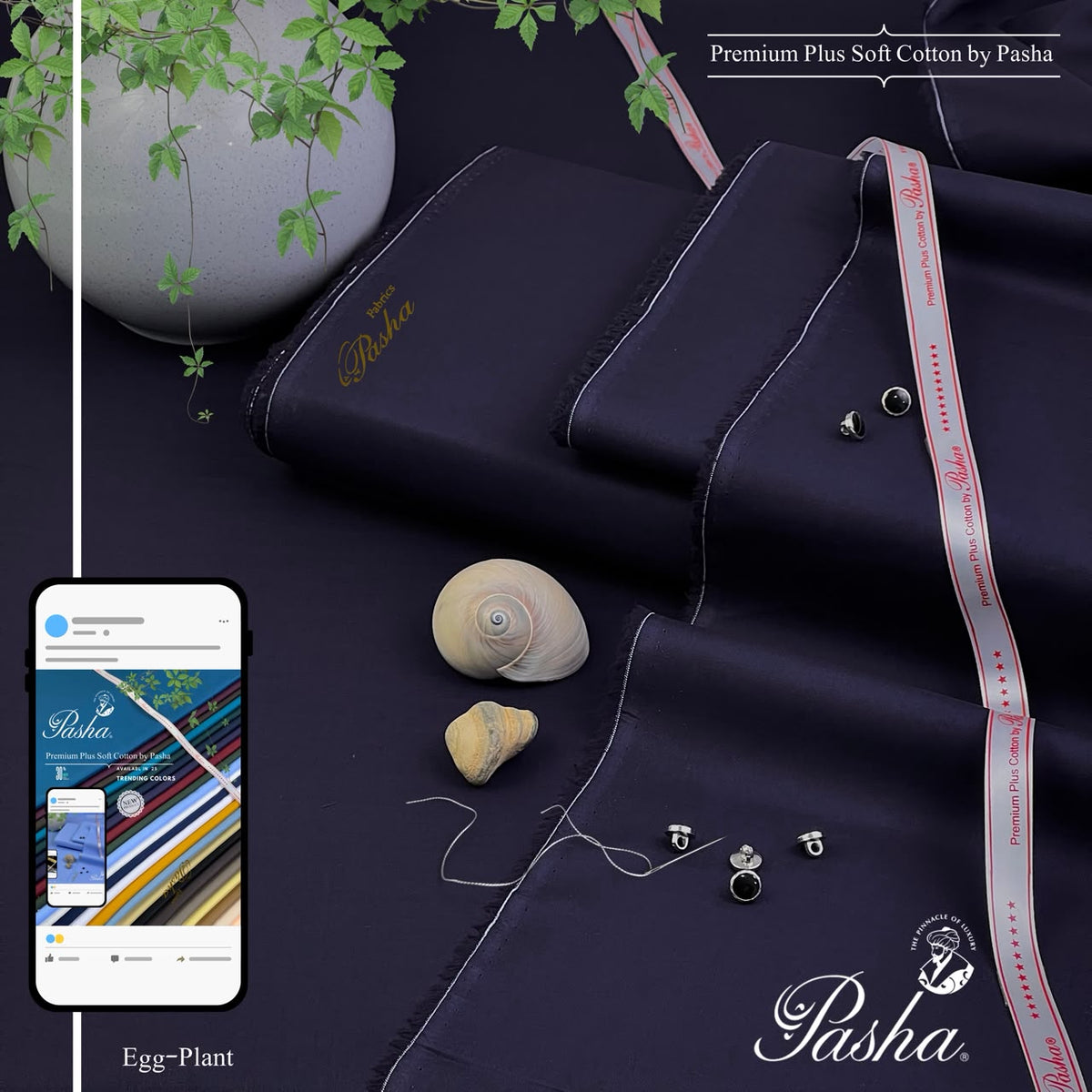 Premium Soft Cotton Unstitched Suit – Comfortable Men’s Suiting P-106
