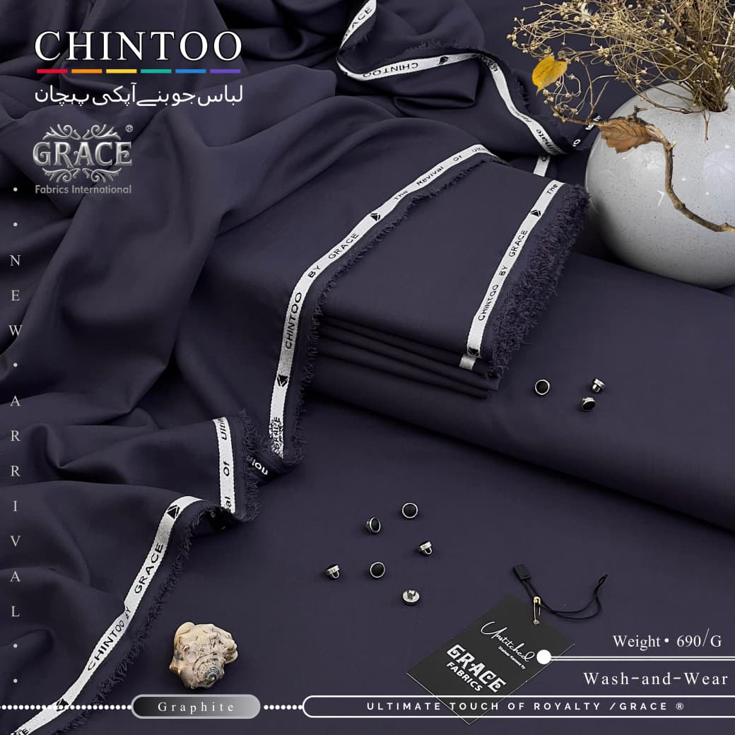 Grace Wash & Wear Unstitched Suit – Premium Men’s Suiting Grace-1901