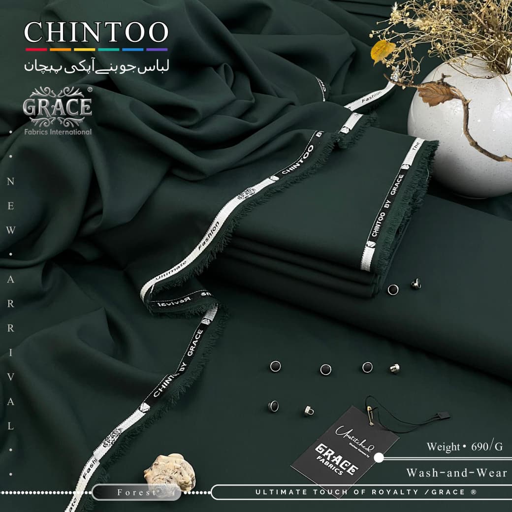 Grace Wash & Wear Unstitched Suit – Premium Men’s Suiting Grace-1902