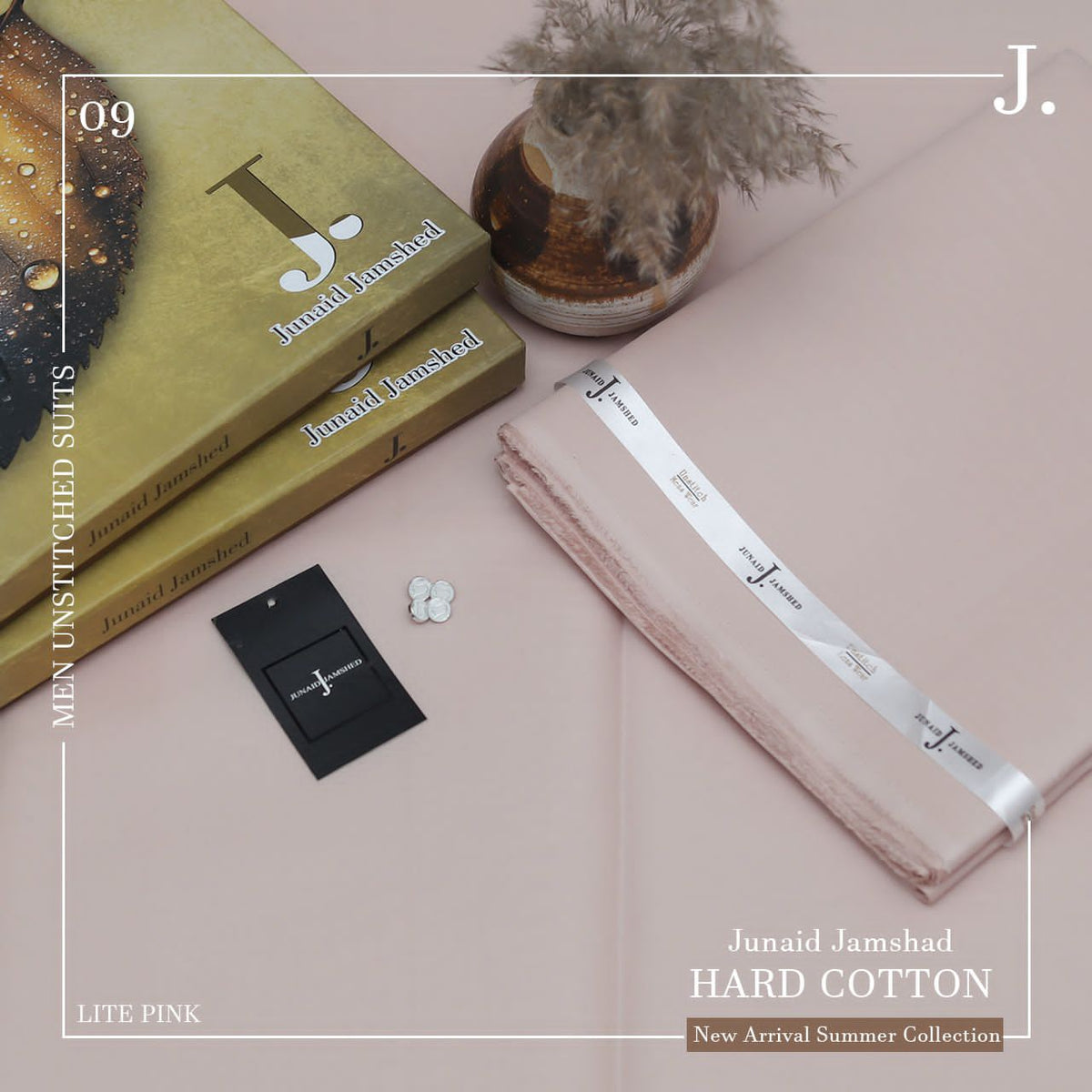 J. Hard Cotton Unstitched Suit – Premium Quality