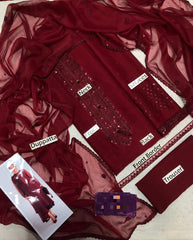 BAROQUE Premium Chiffon Collection (Code 201) – Sequence Embroidery Edition