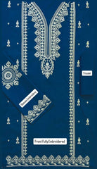 Nishat Lawn 90/70 Heavy Embroidered Shirt & Trouser 2-Piece Suit emb 506