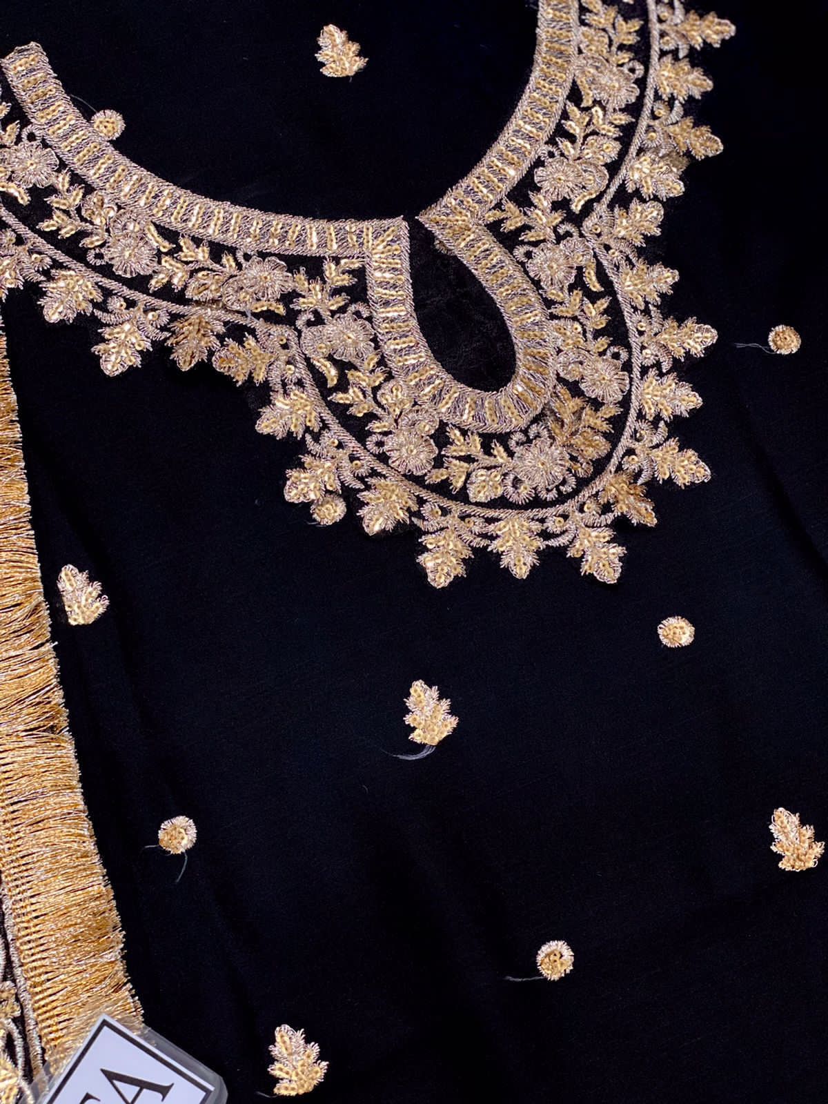 Asim Jofa Chiffon Collection – Sequinned Embroidered Shirt, Dupatta & Trouser