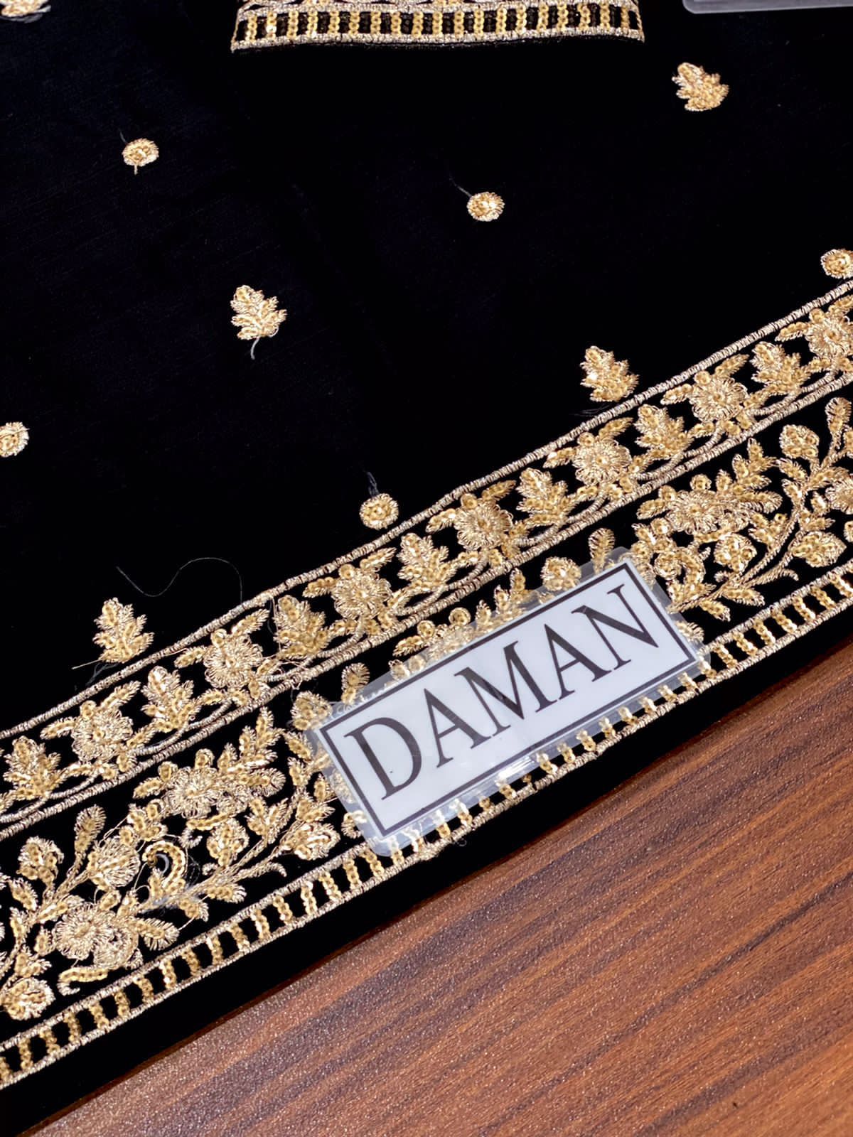 Asim Jofa Chiffon Collection – Sequinned Embroidered Shirt, Dupatta & Trouser